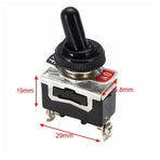 10PCS 12V Waterproof Toggle Switch SPST On Off for Car Dash Control Panel