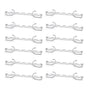 Clothes Hanger Space Saving Hook Folding Wardrobe Multipurpose Rack Coat Pants - 12PCS