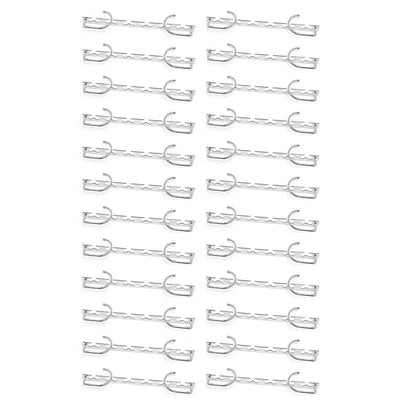 Clothes Hanger Space Saving Hook Folding Wardrobe Multipurpose Rack Coat Pants - 24PCS