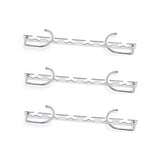 Clothes Hanger Space Saving Hook Folding Wardrobe Multipurpose Rack Coat Pants - 6PCS