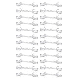 Clothes Hanger Space Saving Hook Folding Wardrobe Multipurpose Rack Coat Pants - 6PCS