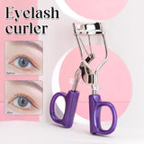 Mini Eyelash Curler with Silicone Refill Pads Make Up Tool for Women Girl Beauty