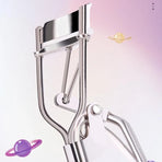 Mini Eyelash Curler with Silicone Refill Pads Make Up Tool for Women Girl Beauty