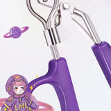 Mini Eyelash Curler with Silicone Refill Pads Make Up Tool for Women Girl Beauty - 45-Degree Angle