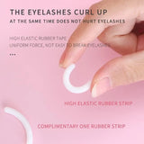 Mini Eyelash Curler with Silicone Refill Pads Make Up Tool for Women Girl Beauty - Extra Image