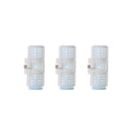 3PCS Plastic Long Hair Curler Roller Self Grip Bangs Hair Curling Styling Tools - Blue-3PCS