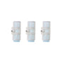 3PCS Plastic Long Hair Curler Roller Self Grip Bangs Hair Curling Styling Tools - Blue-3PCS