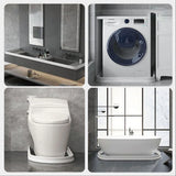 100-300CM Silicone Shower Water Barrier Bathroom Waterproof Strip Self-Adhesive - 100CM - Rear View