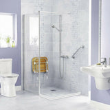 100-300CM Silicone Shower Water Barrier Bathroom Waterproof Strip Self-Adhesive - 100CM - Extra Image