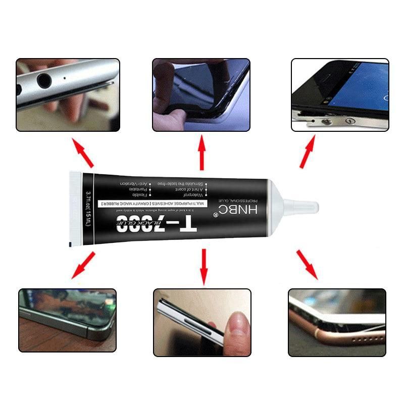 T7000 Glue Multi Purpose Black Acrylic Adhesive For Phone Screen Repair, Fram...