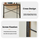 Foldable Computer Desk Portable Stable Space Saving Non-Slip Feet - 45-Degree Angle