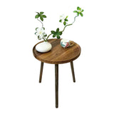 Small Tea Table Basic Model Round Coffee Table Living Room Sofa Corner Table - Front View