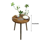 Small Tea Table Basic Model Round Coffee Table Living Room Sofa Corner Table - Side View