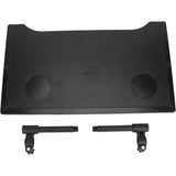 Plastic Dining Table for Wheelchair with Dining Board for Elderly Mobility Use - Front View