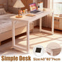 Long Narrow Study Workbench Computer Desk Writing Table For Home Office Compact