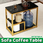 Marble Coffee Table Nesting Tables Sofa Side Bed End Table For Living Room