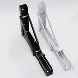 Traderight Table Bracket Folding Stainless Steel 150KG Wall Shelf Bench 2PCS - White 20in - Top-Down View