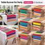 Woven Blanket Tassel Party Tablecloth Home Decoration Table Flags Cover Cloth - Rose Red