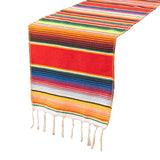 Woven Blanket Tassel Party Tablecloth Home Decoration Table Flags Cover Cloth - Rose Red