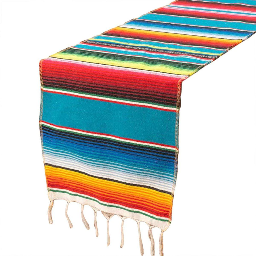 Woven Blanket Tassel Party Tablecloth Home Decoration Table Flags Cover Cloth - Rose Red
