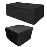 Waterproof Outdoor Furniture Cover Garden Patio Rain Uv Table Protector Chair - 120*120*74 - Side View