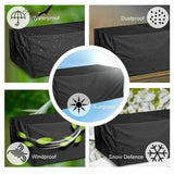 Waterproof Outdoor Furniture Cover Garden Patio Rain Uv Table Protector Chair - 123*123*74