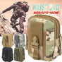 Tactical Waist Bag Utility Military Wallet Pack Belt Molle Multi Purpose Pouch - Black