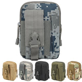 Tactical Waist Bag Utility Military Wallet Pack Belt Molle Multi Purpose Pouch - Black