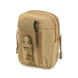 Tactical Waist Bag Utility Military Wallet Pack Belt Molle Multi Purpose Pouch - Black