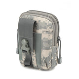 Tactical Waist Bag Utility Military Wallet Pack Belt Molle Multi Purpose Pouch - Black