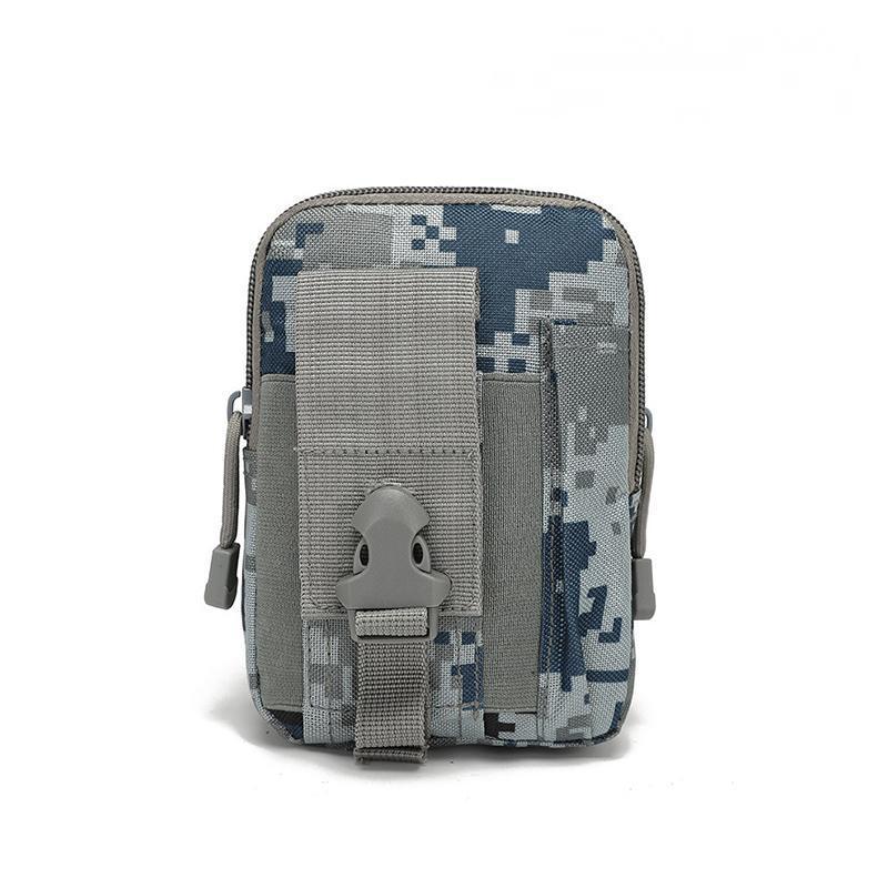 Tactical Waist Bag Utility Military Wallet Pack Belt Molle Multi Purpose Pouch - Black