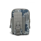 Tactical Waist Bag Utility Military Wallet Pack Belt Molle Multi Purpose Pouch - Black - Extra Image