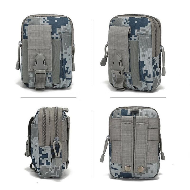 Tactical Waist Bag Utility Military Wallet Pack Belt Molle Multi Purpose Pouch - ACU