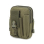 Tactical Waist Bag Utility Military Wallet Pack Belt Molle Multi Purpose Pouch - Green