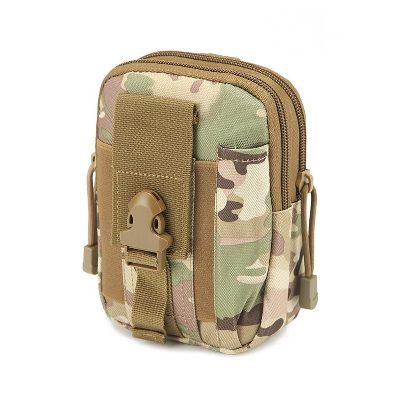 Tactical Waist Bag Utility Military Wallet Pack Belt Molle Multi Purpose Pouch - CP