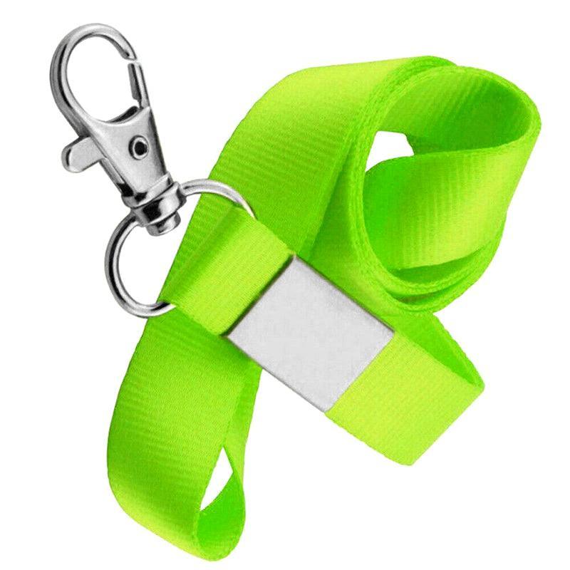 Neck Strap with Clip for ID Badge Name Tag Card Holder Lanyard - Red