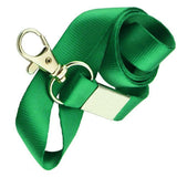 Neck Strap with Clip for ID Badge Name Tag Card Holder Lanyard - Rose Red