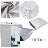 Oxford Cloth Water Tank Cover Dustproof Bucket Protector Heavy Duty Shield Cover - 45-Degree Angle