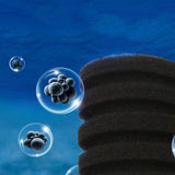 Double Head Aquarium Sponge Filter with Bio Media Box for Shrimp Breeding Tanks - Top-Down View
