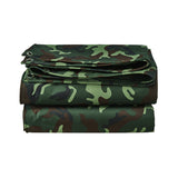 Camouflage Tarpaulin Tarp Cover Outdoor Rainproof Ground Sheet Heavy - 3x3m - Extra Image