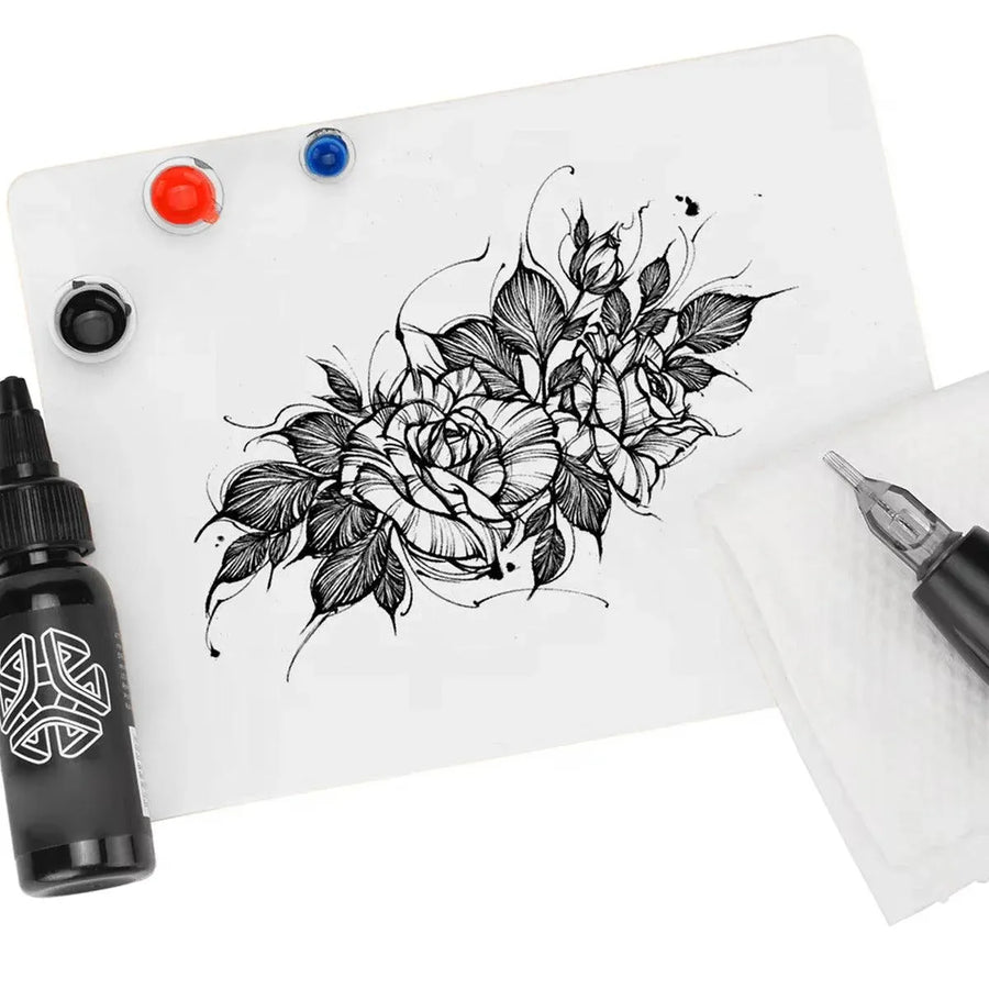 5-Piece Blank Tattoo Practice Skin Pack, White