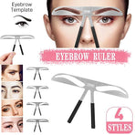 Brow Stencil Shaper Tattoo Eyebrow Kit Ruler 3D Balance Template Makeup Tool Au - #01 Akinami Eyebrow