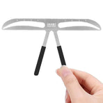 Brow Stencil Shaper Tattoo Eyebrow Kit Ruler 3D Balance Template Makeup Tool Au - #2 Classic Eyebrow