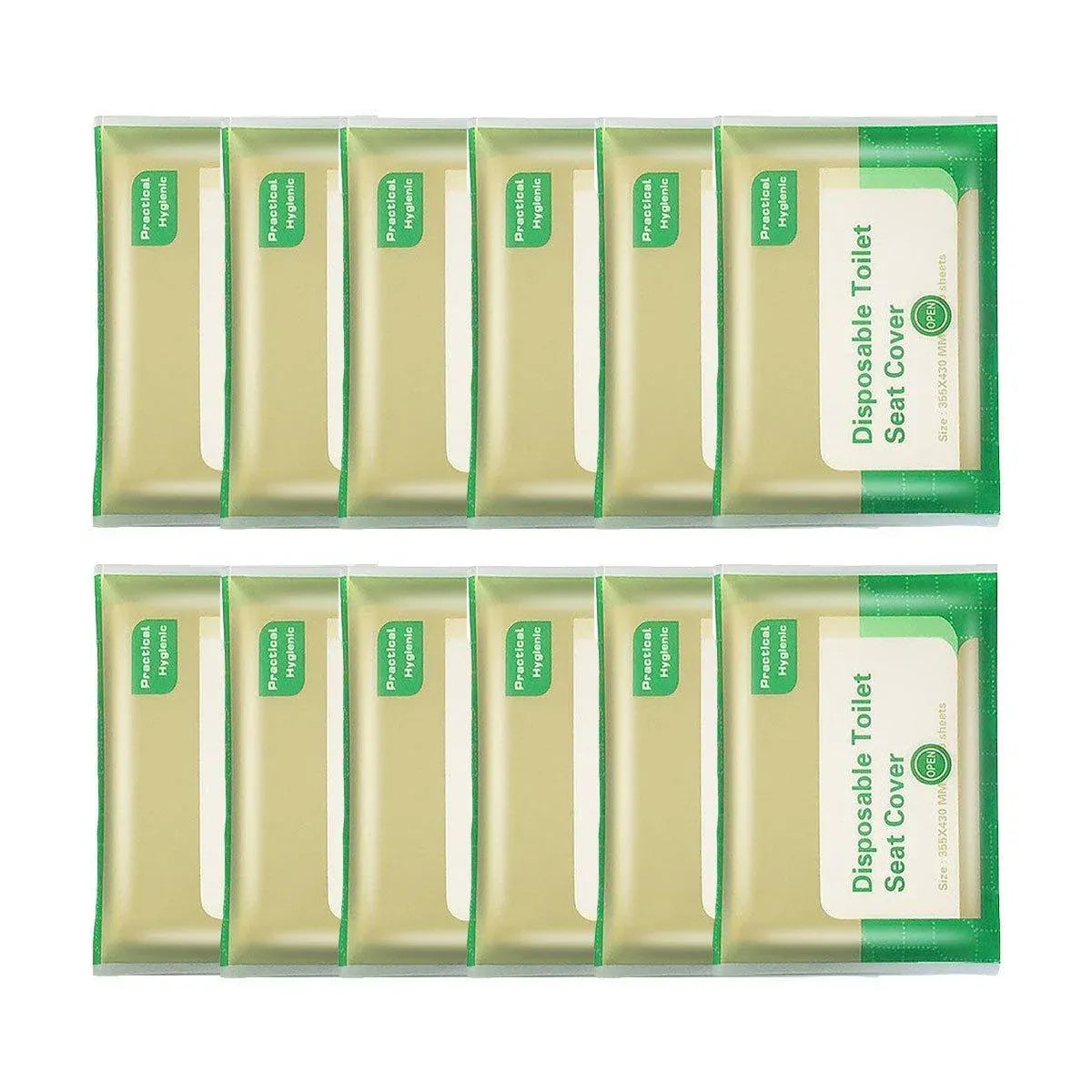 10PCS Disposable Soluble Water Toilet Seat Cover Travel Portable Hygiene Mat