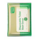 10PCS Disposable Soluble Water Toilet Seat Cover Travel Portable Hygiene Mat - Front View