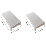 Rectangular Tablecloth Home Dining Table Cover Coffee Table Cloth Waterproof - 140x220cm - Side View