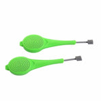 Tea Infuser Loose Tea Leaf Strainer Silicone Filter Diffuser Herbal Spice Reuse