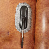 Car Wash Duster Brush Microfiber Telescopic Cleaning Tool for Vehicle Detailing