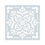 16 Pack Mandala Painting Stencils Drawing Dot Templates For Floor Wall DIY Decor - 45-Degree Angle