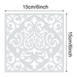 16 Pack Mandala Painting Stencils Drawing Dot Templates For Floor Wall DIY Decor - Extra Image